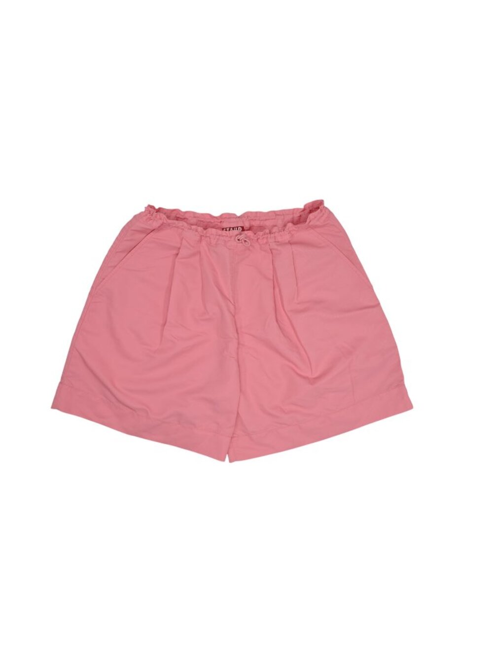 Staud Coconut Drawstring-Detailed Shorts in Pink